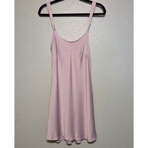 Fishers Finery Silk Slip Dress Small Lavender Fairycore Whimsical Pastel Goth